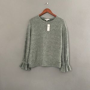 Anthro Eli & Ari Green Sasha Hacci Top